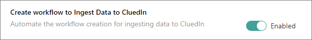 Create workflow to Ingest Data to CluedIn
