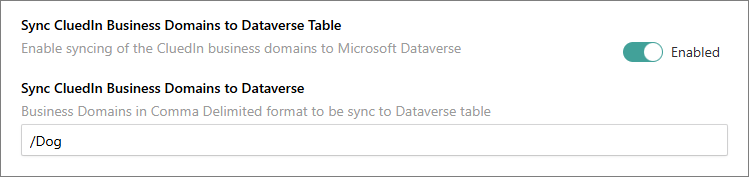 Sync Entity Types to Dataverse Tables
