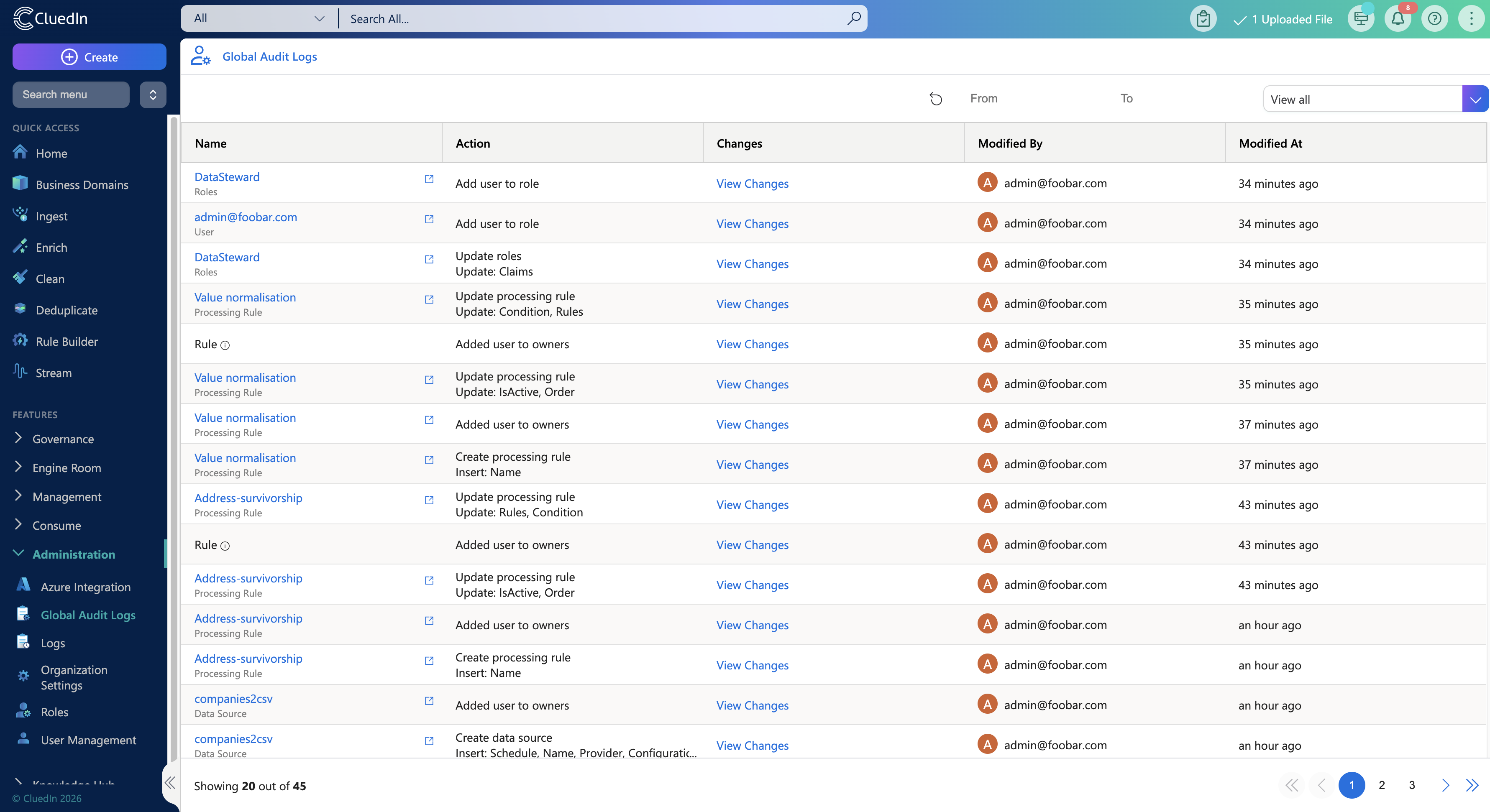 Release 2026.01 | CluedIn Documentation