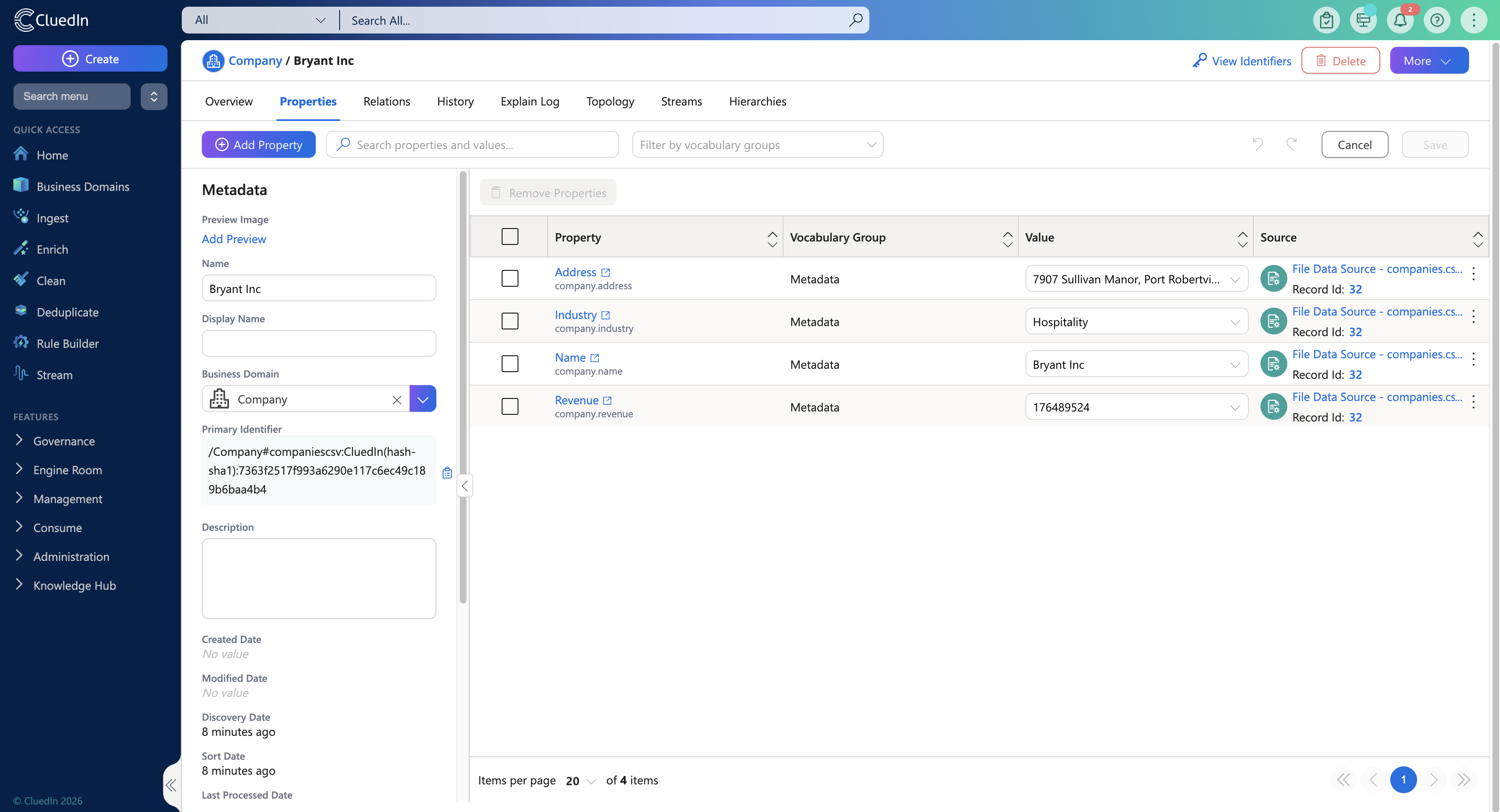 Release 2026.01 | CluedIn Documentation